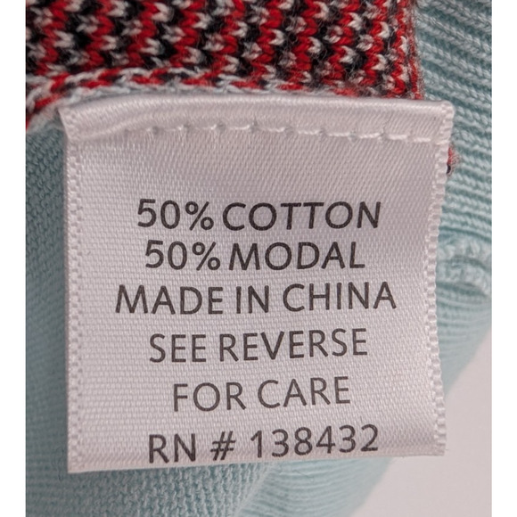 ModCloth Light Blue Intarsia Knit Hound Dog Crew Neck Sweater Basset Dog Lover - Picture 7 of 10